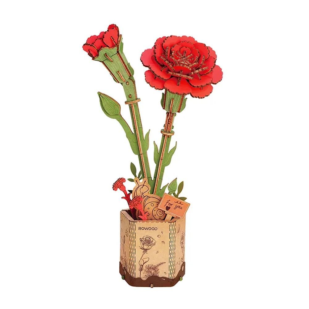 Maqueta Clavel Rojo ROLIFE Madnesstoys para Manualidades y Decoración