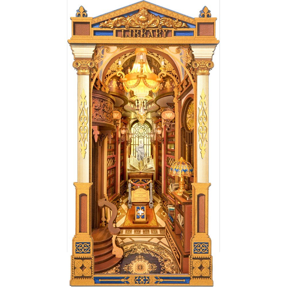 Maqueta Sujetalibros Libreria Wonderland ROLIFE Madnesstoys