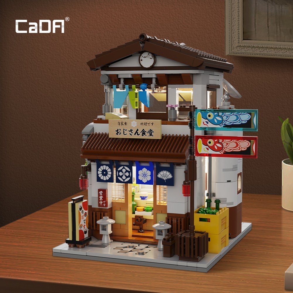 Juego Construcción Cada Cantina Japonesa 861 Pzas DEQUBE