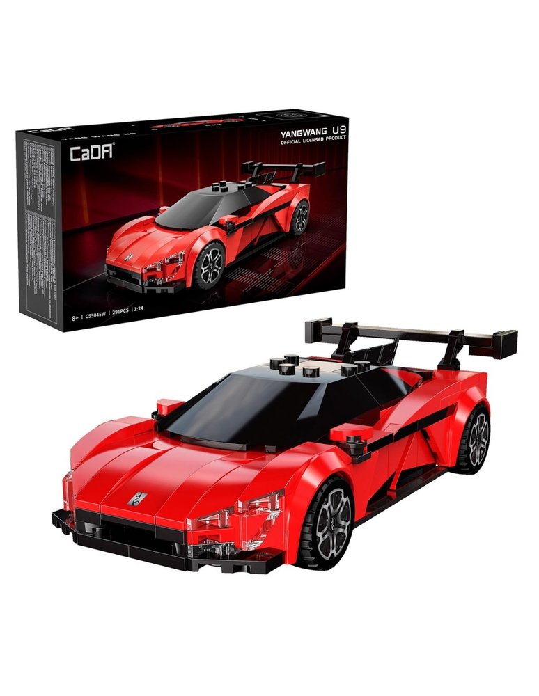 Juego Construcción Yangwang U9 1:24 Supercar 291 Pzs DEQUBE