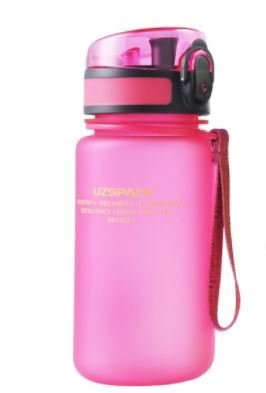 BOTELLA TRITAN ROSA 350ML | UZSPACE | 1 UNIDAD | 6955482331576