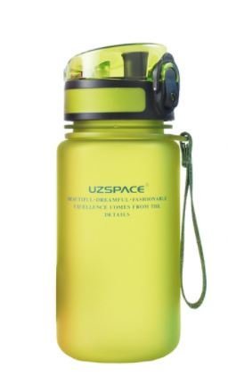 BOTELLA TRITAN VERDE 350ML | UZSPACE | 1 UNIDAD | 6955482331590