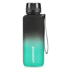 BOTELLIN TRITAN COLORFUL TWO COLOR NEGRO - VERDE 1500ML | UZSPACE | 1 UNIDAD | 6955482333167