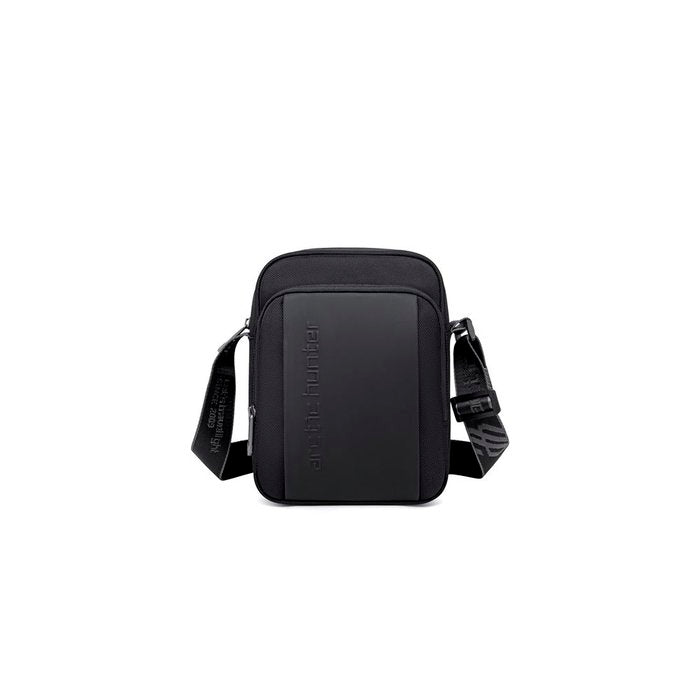 BOLSO BANDOLERA NEGRA DOBLE CREMALLERA | ARCTIC HUNTER