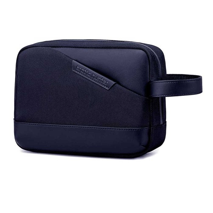 NECESER BUSINESS DE NYLON CON CREMALLERA Y AGARRADERA AZUL | ARCTIC HUNTER Imagen principal del producto