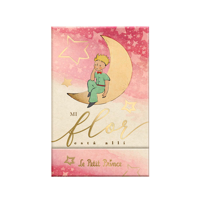 Libreta con Cierre Magnético Principito Rosa Premium Paper