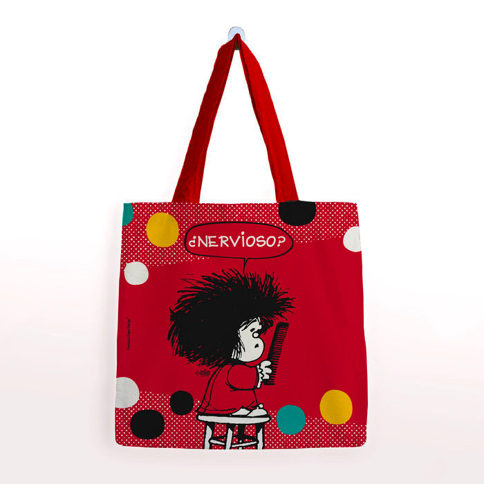 Bolsa Algodón Mafalda Mini Chascona Premium Paper