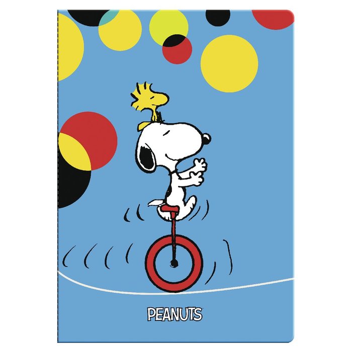 Libreta tapa blanda grande Snoopy Colorfull Premium Paper