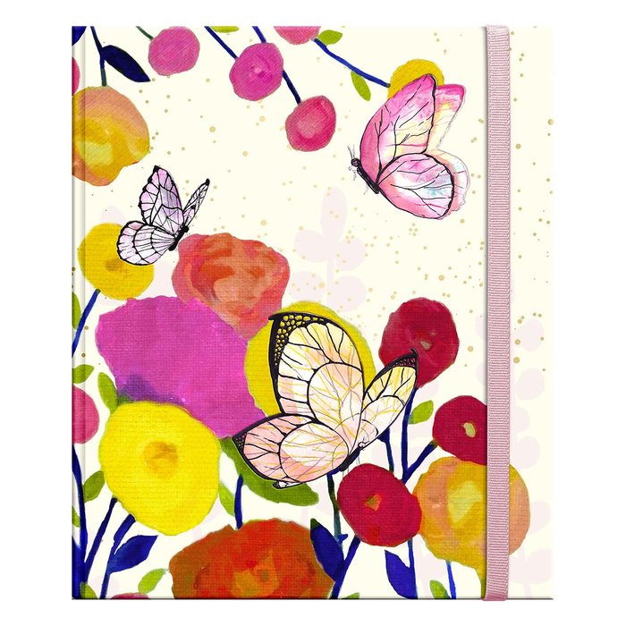 Libreta Tapa Dura Grande Butterfly Premium Paper