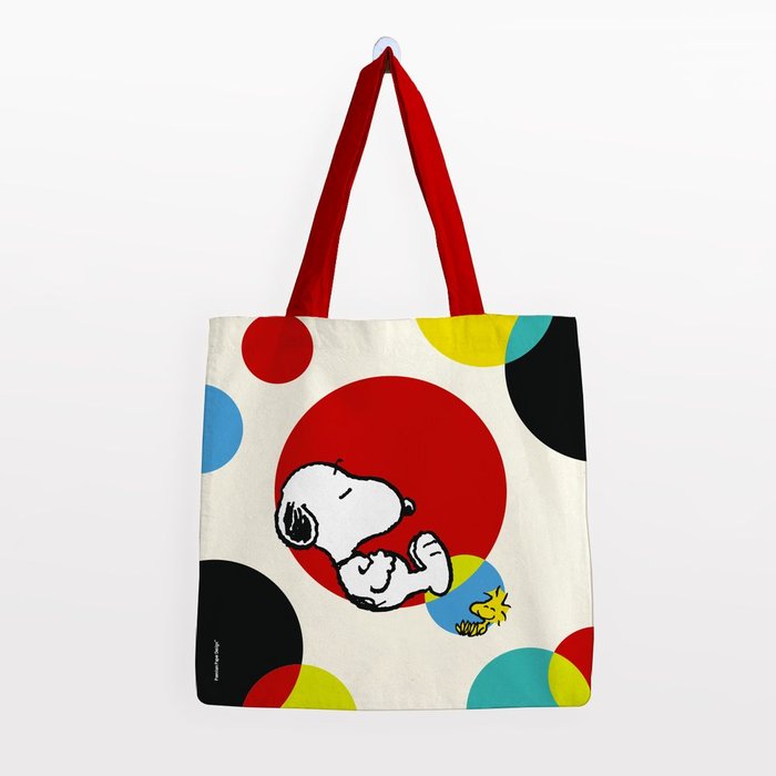 BOLSA ALGODON SNOOPY GRANDE -9 CIRCULO | PREMIUM PAPER Imagen principal del producto