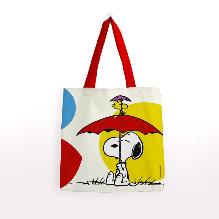 BOLSA ALGODON SNOOPY MEDIANA - 12 PARAGUAS | PREMIUM PAPER Imagen principal del producto