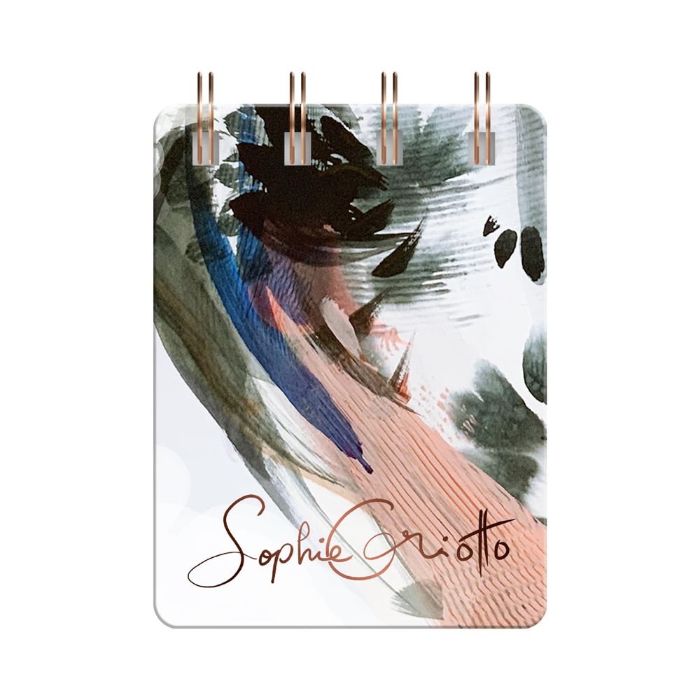 Mini Block con Espiral Sophie Griotto Rosa Marca Premium Paper
