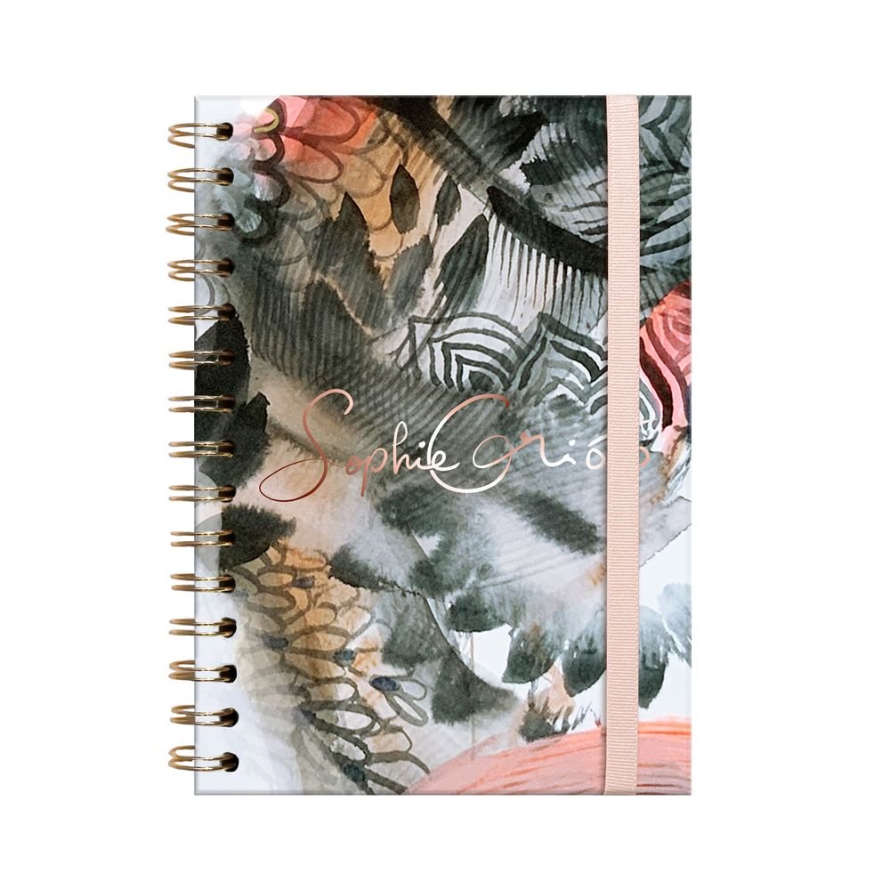 Libreta Td Mediana Espiral Sophie Griotto Marca Premium Paper