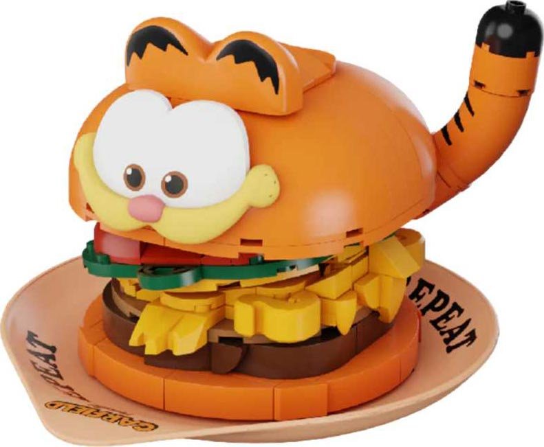 Maqueta de Construcción Garfield Hamburguesa PANTASY