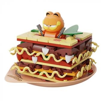 Maquetas de Construcción Garfield Comiendo Lasaña PANTASY
