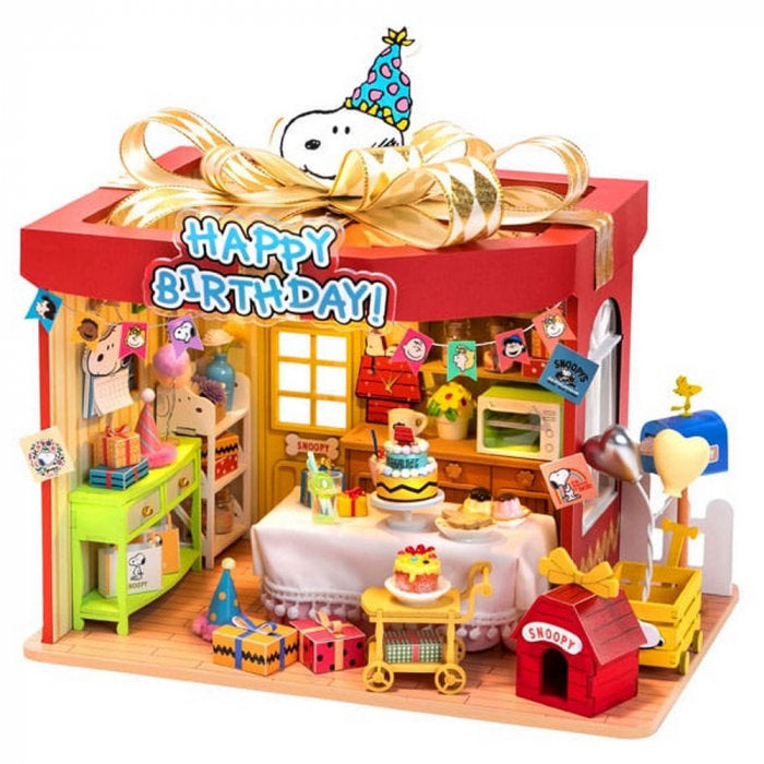 Maqueta escena Snoopy Happy Birthday PUREMIND