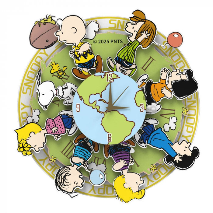 Maqueta Snoopy Reloj con Iman Alrededor del Mundo PUREMIND