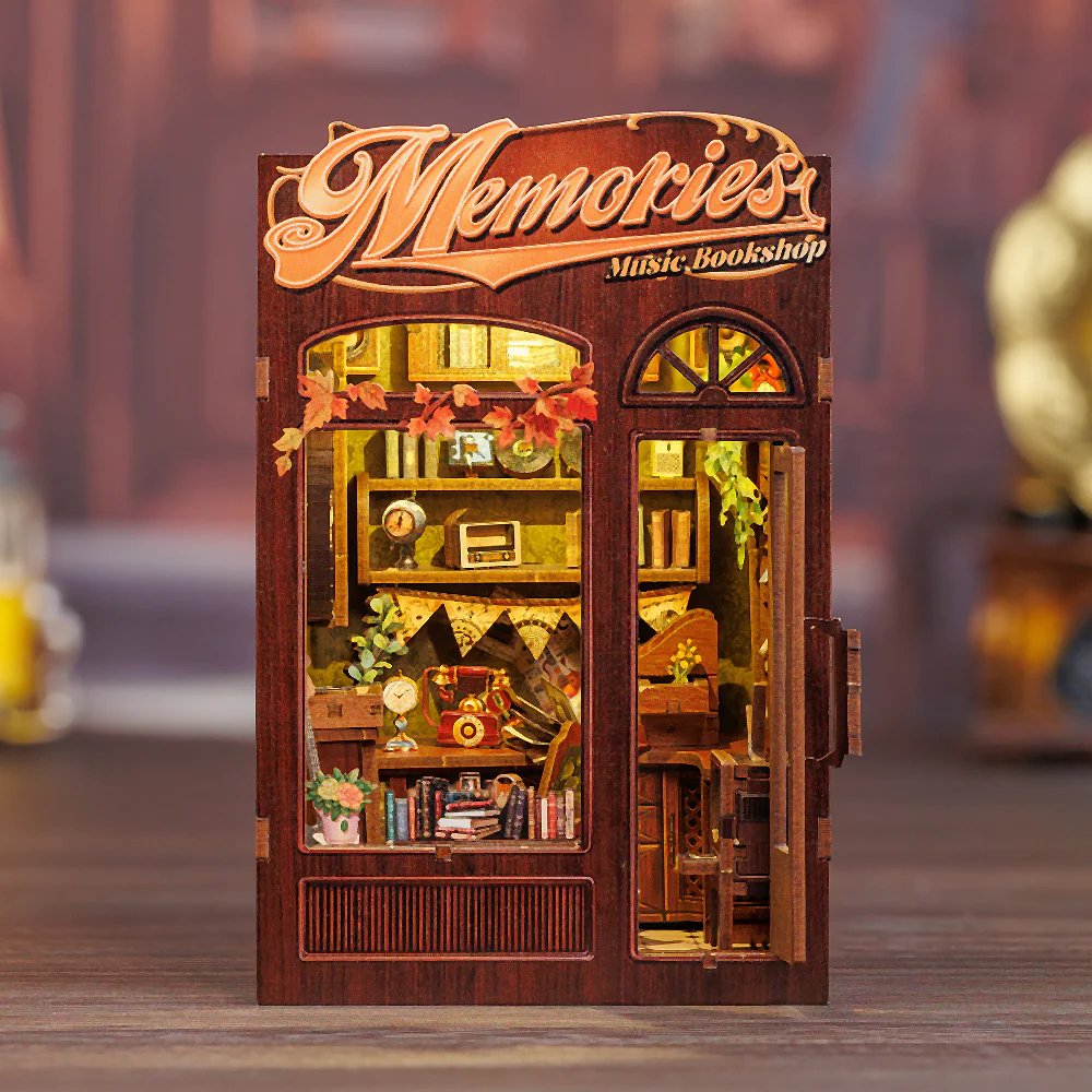 Maqueta con Luz Librería Musical Memories CUTEBEE
