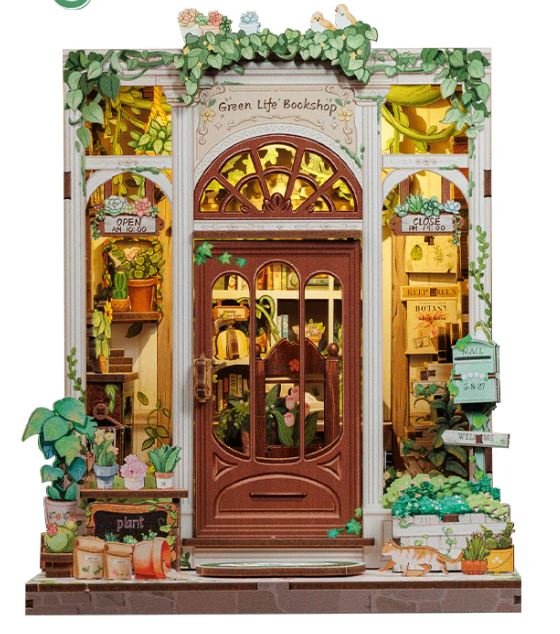 Maqueta con Luz Libreria Green Life CUTEBEE