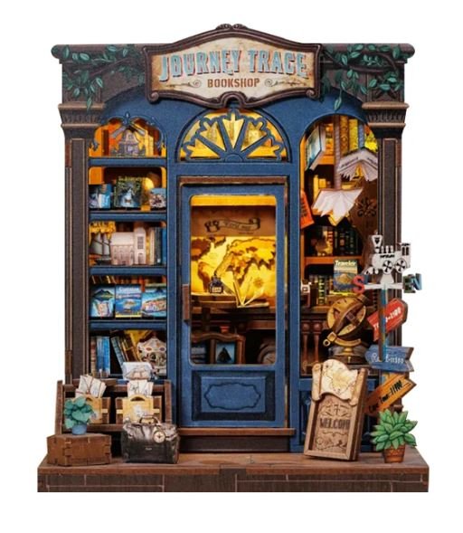 Maqueta con Luz Libreria Journey Trace CUTEBEE Imagen principal del producto