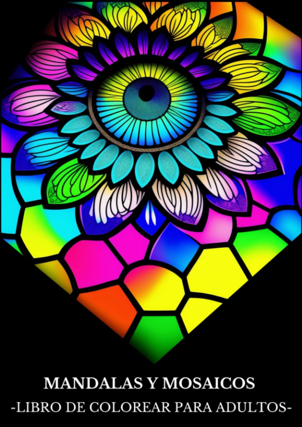 ✅ MANDALAS Y MOSAICOS: Libro de Colorear para Adultos con Patrones y Dibujos de Mandalas y Mosaicos