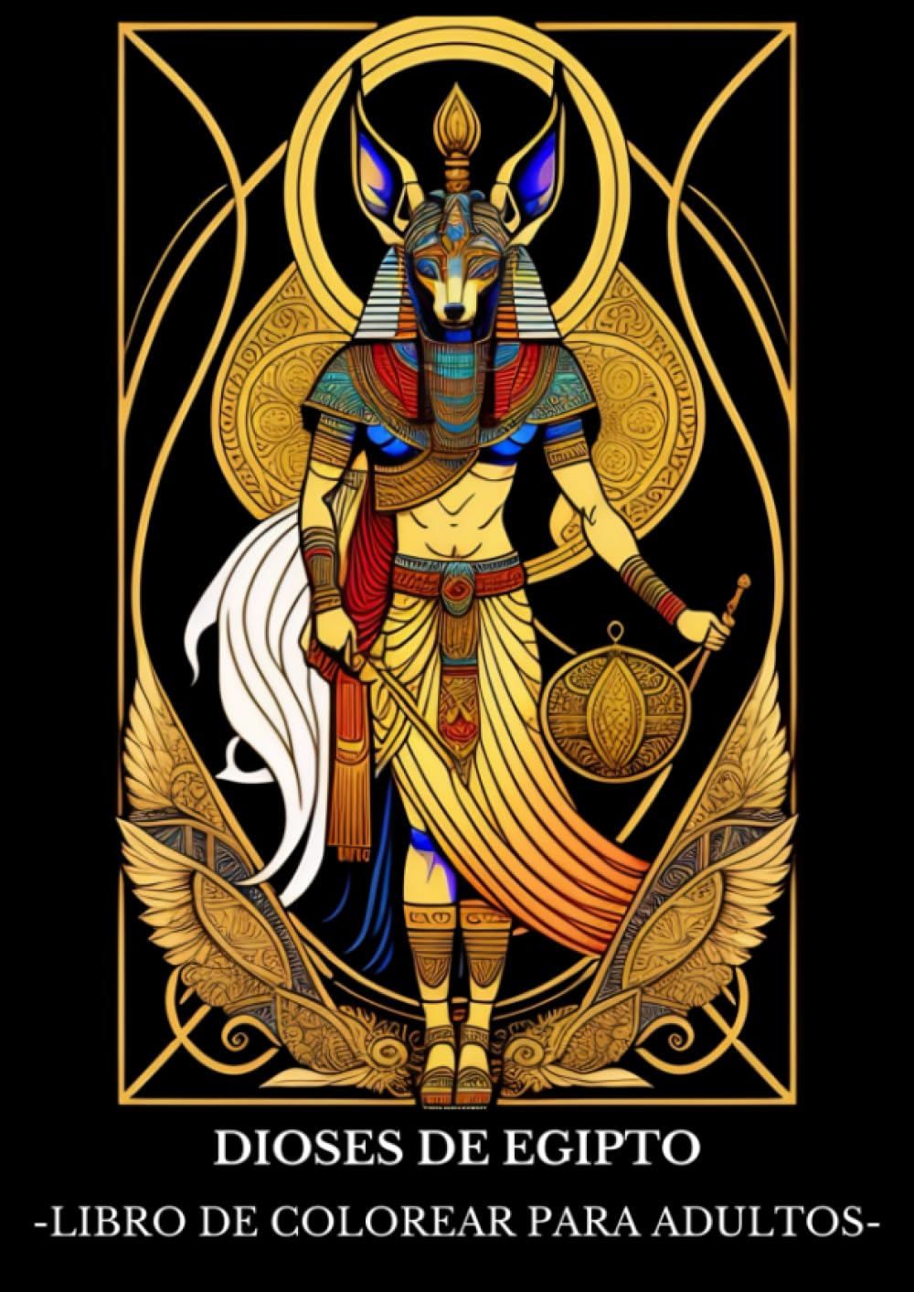 ✅ DIOSES DE EGIPTO: Libro de Colorear para Adultos con Dibujos de Dioses de la Mitología del antiguo Egipto Imagen principal del producto