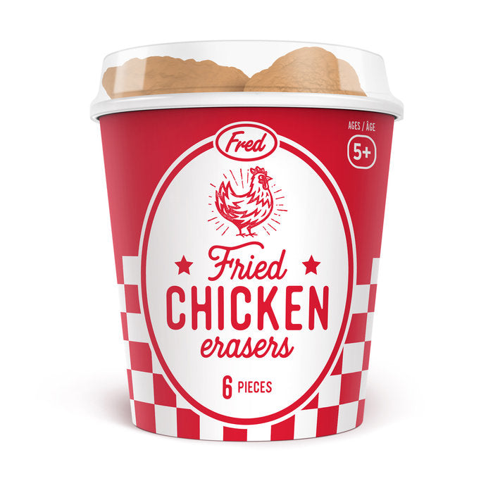 6 GOMA BORRAR FORMA ALITA POLLO FRED FRIED CHICKEN | WIDDOP | 1 UNIDAD | 7289870329050 Imagen principal del producto