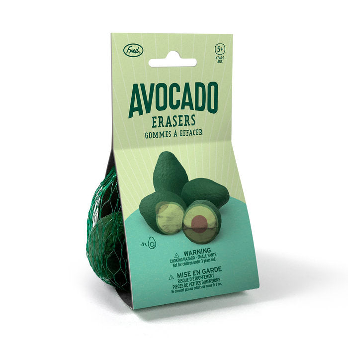 GOMA BORRAR FORMA AGUACATE FRED 4 UNIDADES | 1 UNIDADES | (WIDDOP) Imagen principal del producto