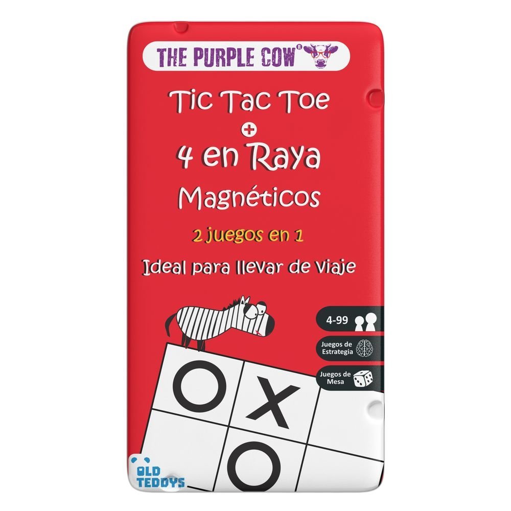 Juego to Go Tic Tac Toe y 4 en Raya Marca Purple Cow Imagen principal del producto
