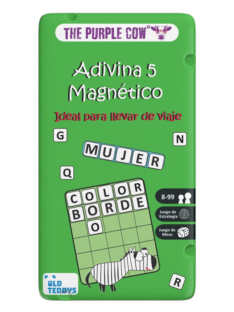 JUEGO TO GO - ADIVINA 5 | THE PURPLE COW | 1 UNIDAD | 7290019486787