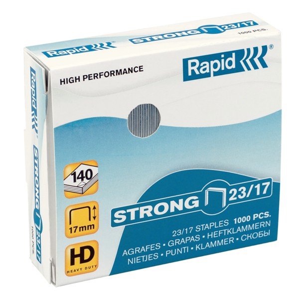 Grapas Strong Rapid 23/17 Pack 100 unidades