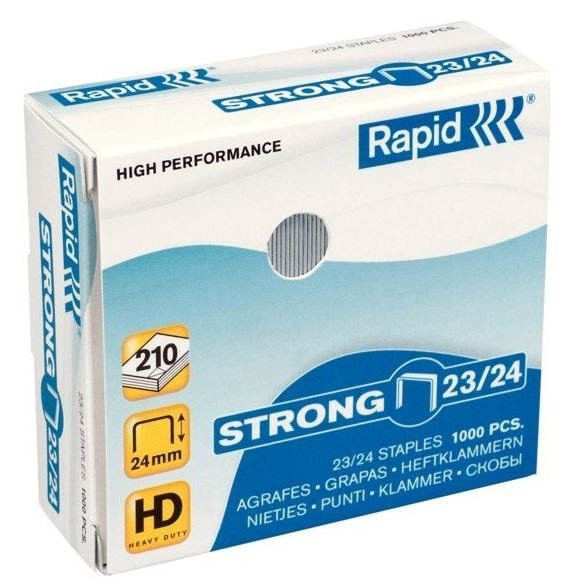 Grapas Strong Rapid 23/24 Marca Rapid Pack 100 unidades Imagen principal del producto