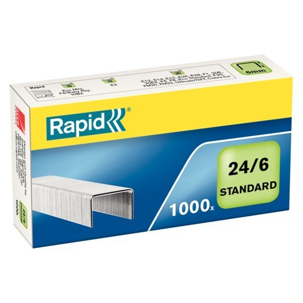 GRAPAS ESTANDARES RAPID 24/6 | 20 UNIDADES | (RAPID) Imagen principal del producto