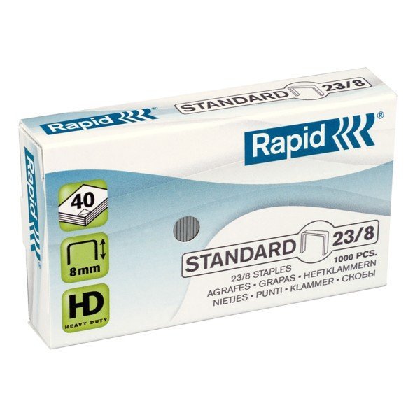 GRAPAS ESTANDARES RAPID 23/8 | 10 UNIDADES | (RAPID) Imagen principal del producto