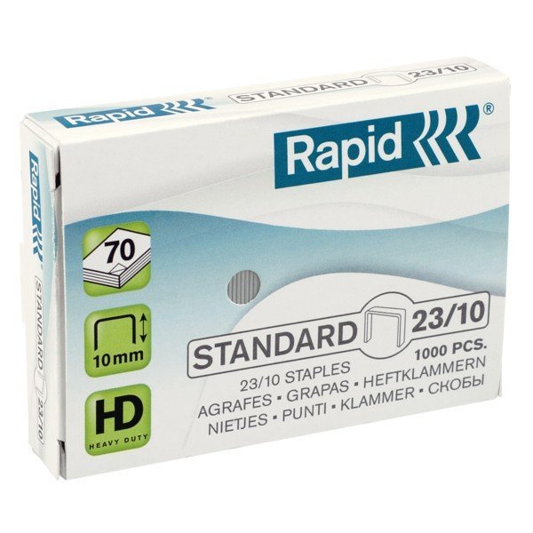 GRAPAS ESTANDARES RAPID 23/10 | 10 UNIDADES | (RAPID) Imagen principal del producto