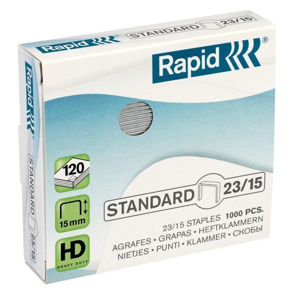 GRAPAS ESTANDARES RAPID 23/15 | 10 UNIDADES | (RAPID) Imagen principal del producto