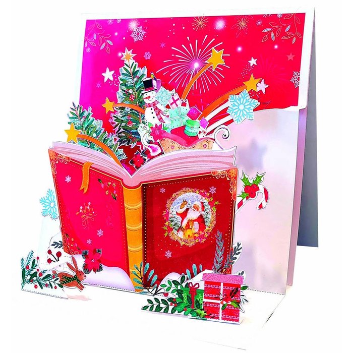 TARJETA FELICITACION GREETING CARD 3D POP-UP LIBRO NAVIDAD | PICTURA | 1 UNIDAD | 7316197937986