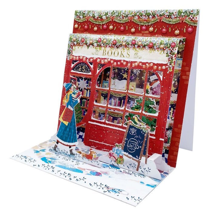 TARJETA FELICITACION GREETING 3D POPUP LIBRERIA NAVIDAD | PICTURA | 1 UNIDAD | 7316197941228 Imagen principal del producto