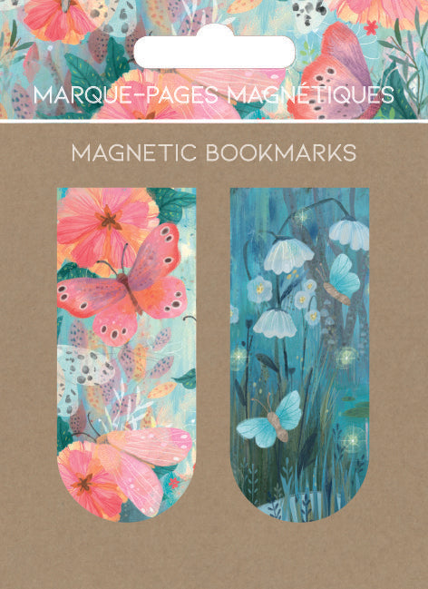 MARCAPAGINAS MAGNETICOS FLEURS ET PAPILLONS MARIPOSAS | 6 UNIDADES | (PICTURA)