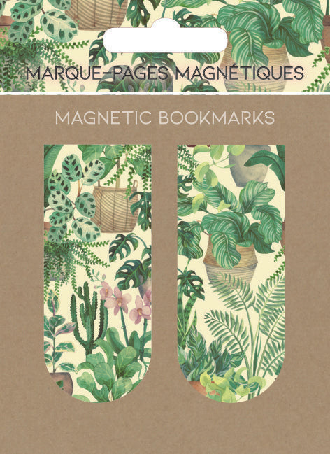 MARCAPAGINAS MAGNETICOS MOTIF PLANTES VERTES PLANTAS | 6 UNIDADES | (PICTURA) Imagen principal del producto