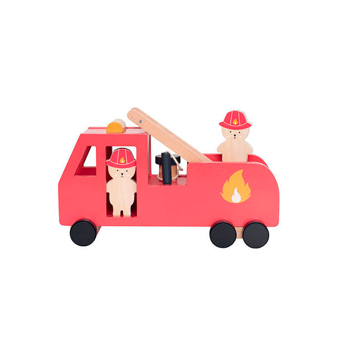 JUEGO MADERA COCHE DE BOMBEROS | JABADABADO | 1 UNIDAD | 7332599072094 Imagen principal del producto