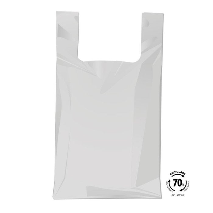 BOLSA CAMISETA 50X60 70% RECICLADO 1KG | BOLSAS RECICLADAS GRANAPLAST | 1 UNIDAD | 7427116392271 Imagen principal del producto