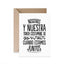 TARJETA NOSOTROS Y NUESTRA TONTA COSTUMBRE DE SONREIR | THE GREAT MOUSTACHE | 1 UNIDAD | 7427136858214