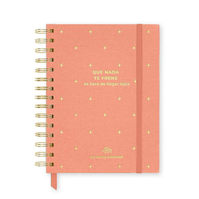 Cuaderno A5 Que Nada Te Frene Es Hora de Llegar Lejos Marca The Great Moustache