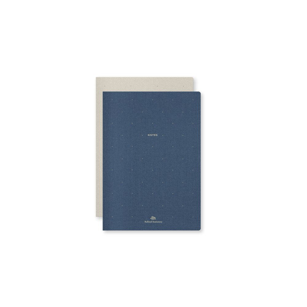 Pack Libretas A5 Enteladas Denim y Arena The Great Moustache