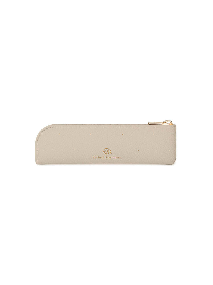ESTUCHE DOTTED CUERO VEGANO GREIGE | THE GREAT MOUSTACHE