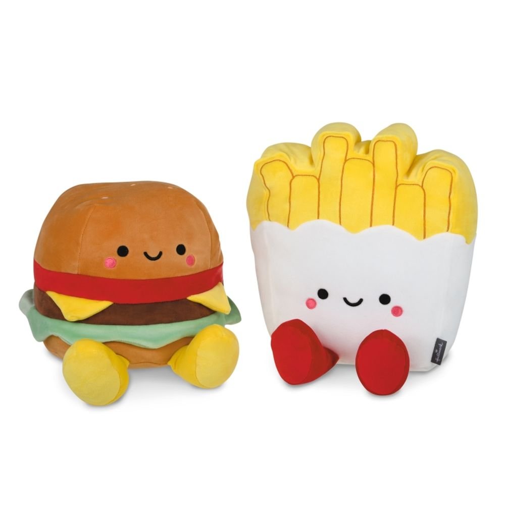 SET DE DOS PELUCHES MAGNETICOS HAMBURGUESA & PATATAS 24 CM | HALLMARK | 1 UNIDAD | 7637958180206 Imagen principal del producto