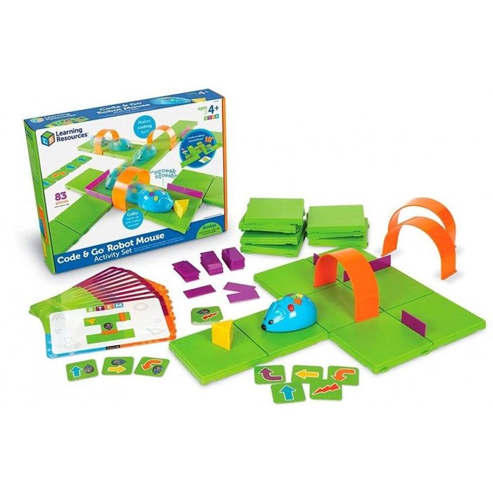 SET ACTIVIDADES DEL RATON ROBOT CODE & GO LEARNING RESOURCE | LEARNING RESOURCES | 1 UNIDAD | 7650230283174