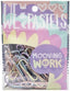 Clips pastel Mooving 50 mm Blister 25 unidades