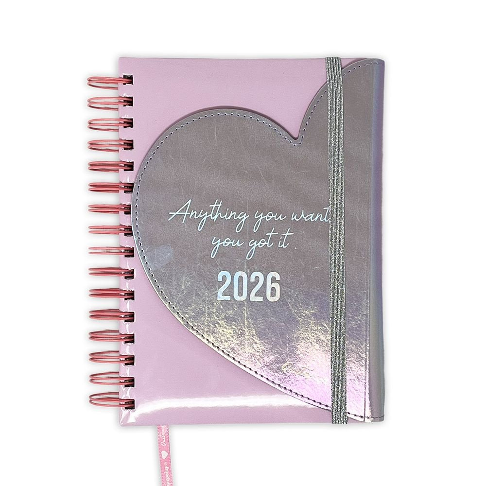Agenda Anual Espiral Quitapesares Heart Mooving Marca Mooving Agendas